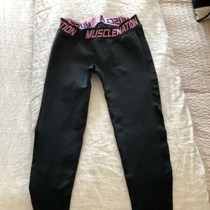 Muscle Nation Black Leggings
